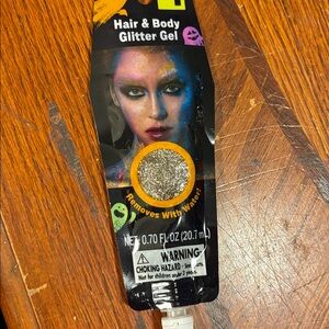 7/$5 or 15/$10 Hair & Body Glitter Gel - Silver